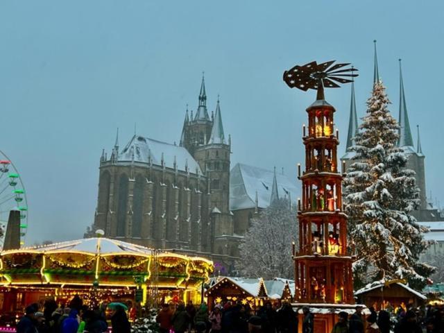 Altstadtpension Am Dom Erfurt Exteriör bild