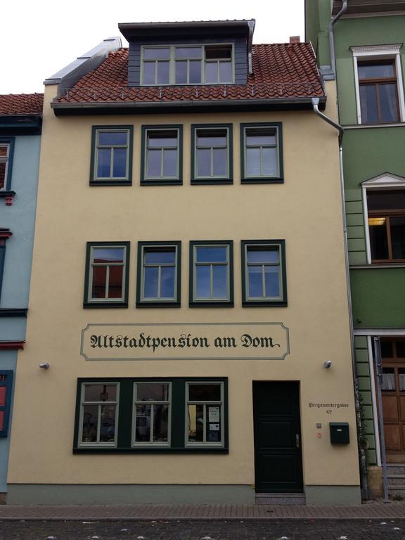 Altstadtpension Am Dom Erfurt Exteriör bild
